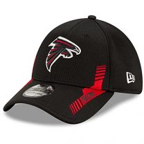 New Era Men's Black Atlanta Falcons 2021 NFL Sideline Home 39THIRTY Flex Hat