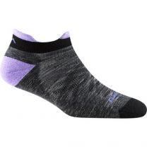 Darn Tough Women's Run No Show Tab Ultra-Lightweight Running Sock Space Gray - 1047-SPACE GRAY