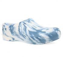 Dansko Women's Kaci Sky Marbled Molded EVA Slip Resistant Clog - 4146095400