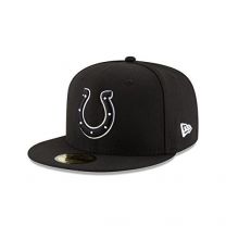New Era Adult Men NFL Black with White 59FIFTY