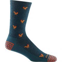 Darn Tough Men's Strut Crew Lightweight Lifestyle Sock Dark Teal - 6060-DARK TEAL