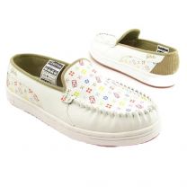 Globe Women's Castro Slip-On Khaki/Floral Plaid - GBCAST