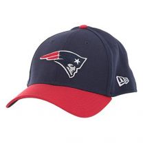 New Era Men's Navy/Red New England Patriots Team Classic Two-Tone 39THIRTY Flex Hat