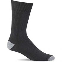 Sockwell Men's Chelsea Rib Crew Essential Comfort Socks Black - LC13M-900