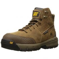 Caterpillar Men's Device Comp Toe Waterproof / Dark Beige Work Boot