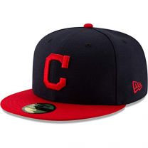 New Era Men's Cleveland Indians 59Fifty Home Navy Authentic Hat 70458576 (7
