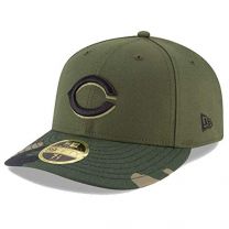 New Era 59Fifty Hat MLB Cincinnati Reds Low Profile Crown Alternate Green Cap