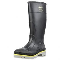 Servus Men's XTP 15" PVC Chemical-Resistant Steel Toe Work Boots Black - 75109-BLM