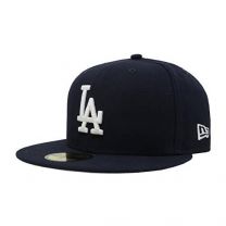 New Era 59Fifty MLB Basic Los Angeles Dodgers Navy Blue Fitted Headwear Cap