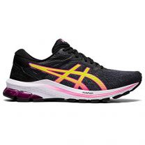 ASICS Women's GT-1000 10 Running Shoes Black/Hot Pink - 1012A878-005