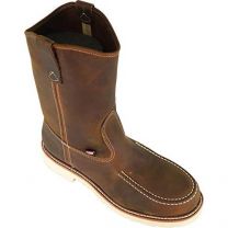 Thorogood Men's American Heritage 11" Pull-on Wellington Moc Toe, MAXWear 90 Safety Toe Boot