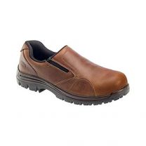 Avenger Men's Composite Toe Slip On Work Shoes Brown - A7106