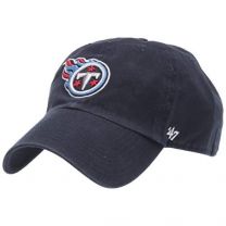 NFL Tennessee Titans Clean Up Adjustable Hat, Navy, One Size Fits All Fits All