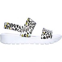 Skechers Women's Foamies Footsteps - Wild Thang Sandal White Multi - 111067-WMLT