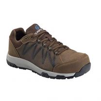 Nautilus 2491 Men's Volt Leather Slip Resistant ESD Work Shoe - Carbon Safety Toe