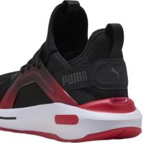 PUMA Men's Softride Enzo 5 Running Shoe Puma Black/For All Time Red/Cool Dark gray - 31109821