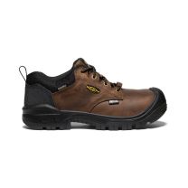 KEEN Utility Men's Independence Oxford Carbon Fiber Toe Waterproof Work Shoe Dark Earth/Black  - 1028285
