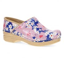 Dansko Women's Professional Clog Wide Pink Bloom Patent - 499811421