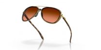 Oakley Women's OO4129 Split Time Polarized Aviator Sunglasses, Brown Tortoise/Prizm Brown Gradient, 58 mm