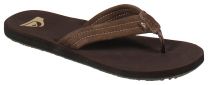 Quiksilver Carver Suede Core Sandal - Dark Brown - 9