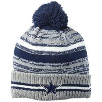 Dallas Cowboys NFL Mens Sideline Sport Knit, Grey, OSFM