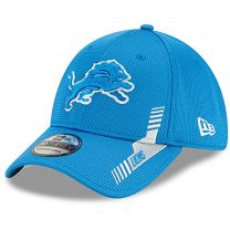 New Era Men's Blue Detroit Lions 2021 NFL Sideline Home 39THIRTY Flex Hat