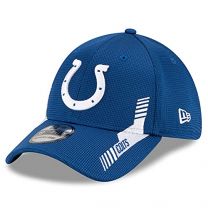 New Era Men's Royal Indianapolis Colts 2021 NFL Sideline Home 39THIRTY Flex Hat