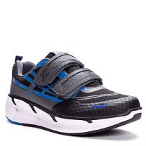 Propet Men's Ultra Strap Athletic Shoe Black/Blue - MAA203MBLB