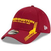 New Era Men's Burgundy Washington Football Team 2021 NFL Sideline Home 39THIRTY Flex Hat