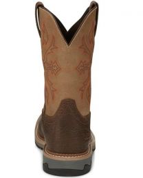 Justin Men's Bolt Western Work Boot Composite Toe Pecan 9 D(M) US