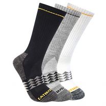 Caterpillar Men's Max Half Cushion Crew Socks (3 pack) Multi - 43CT302362TD-BMU