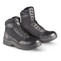 Knapp Men's 8'' Side Zipper Leather, Nylon Tactical Boots