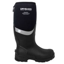 Dryshod Men's Steadyeti Hi Extreme-Cold Boot with Vibram® Arctic Grip™ Outsole Black/Grey - SYT-MH-BK