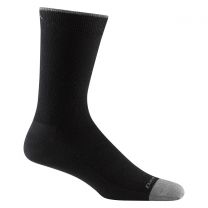 Darn Tough Men's Solid Crew Lightweight Lifestyle Sock Black - 6032-BLACK