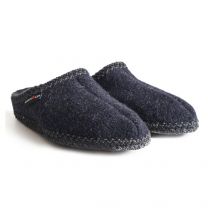 HAFLINGER Men's Alaska (AS) Classic Slipper Navy - 611002-79