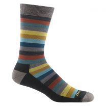 Darn Tough Men's Merlin Crew Lightweight with Cushion Lifestyle Sock Charcoal - 6113-CHARCOAL