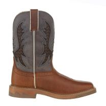 Justin Boot Company Men's Stampede Bolt Redwood Water Buffalo 11in Top Independence Boot Brown 9.5