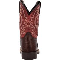 Durango® Shyloh Big Kids' Western Boot, Mahogany And Dynamite Red, Size 7(M)
