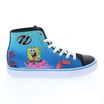 Heely Boys' Hustle Spongebob Shoes Black/White/Multi - HES10362M-BKWHML
