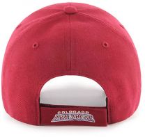 '47 Colorado Avalanche Mens Womens MVP Adjustable Velcroback Cardinal Red Team Color Logo Hat