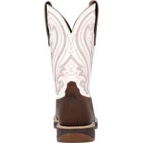 Durango® Lady Rebel™ Ultra-Lite Western Boot, Coffee Crazy Horse And White, Size 6.5(M)