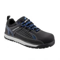 Nautilus Safety Footwear Men's Urban Oxford Alloy Toe EH Work Shoes Black/Blue - N1461