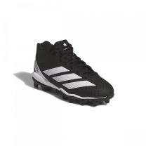 Adidas Unisex-Kid's Adizero Impact.2 Molded American Football, Black/White/Black, 4.5