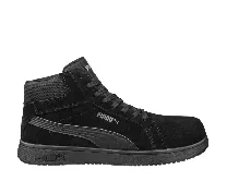 PUMA Safety Women's Iconic Mid Composite Toe EH Work Shoe Black - 630315