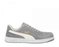 PUMA Safety Women's Iconic Low Composite Toe SD Work Shoes Grey Suede - 640125