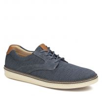 Johnston & Murphy Men's McGuffey Knit Saddle Navy  - 25-9477
