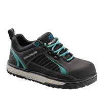 Nautilus Women's Alloy Toe EH Athletic Work Shoe Black/Blue - N1466