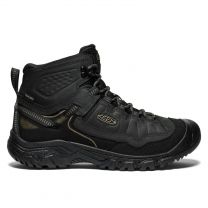 KEEN Men's Targhee IV Mid Waterproof Hiking Shoe Triple Black - 1029825