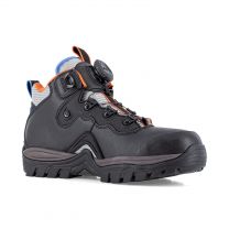DC Work Crew Men's Navigator High Top Composite Toe Work Shoe Black/Orange/Light Gray/Blue - DC60702