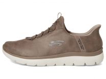 Skechers Men's Summits Korlo Hands Free Slip-in Sneaker,Brown,7.5